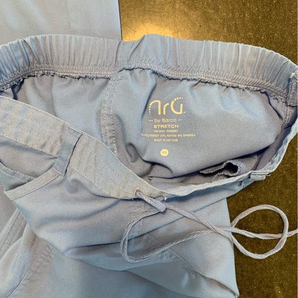 Nrg by barco scrub pants tall xs stretch ceil blue - Picture 3 of 3